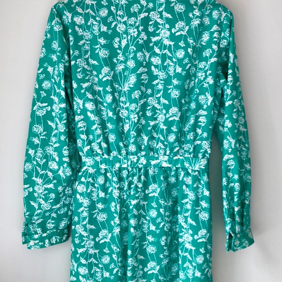 VTG Tanner Green Floral Belted Dress - Picture 7 of 8